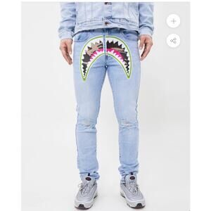 Eternity BC/AD Shark Week Crotch Denim Jeans waist 30 inseam 31” 30x31